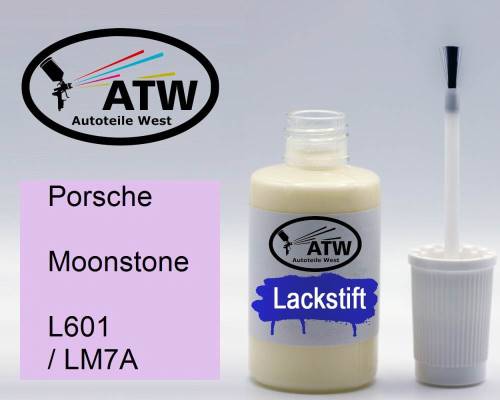 Porsche, Moonstone, L601 / LM7A: 20ml Lackstift, von ATW Autoteile West.